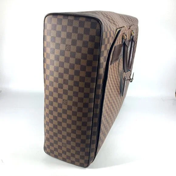 LOUIS VUITTON Brown Damier Canvas Boston Bag